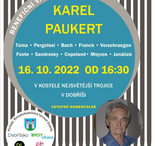 16. 10. od 16:30 koncert Karla Paukerta
