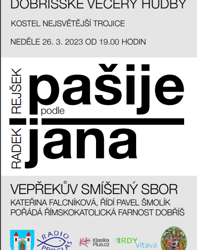 26. 3. od 19h Pašije podle Jana