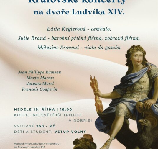 19. 10. od 18h Královské koncerty na dvoře Ludvíka XIV.