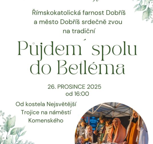 26. 12. od 16h Půjdem´spolu do Betléma