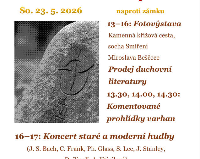 23. 5. Májové slavnosti v kostele Nejsvětější Trojice