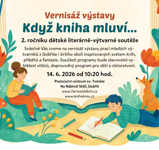14. 6. od 10.20 vernisáž výstavy Když kniha mluví...P. Morkes