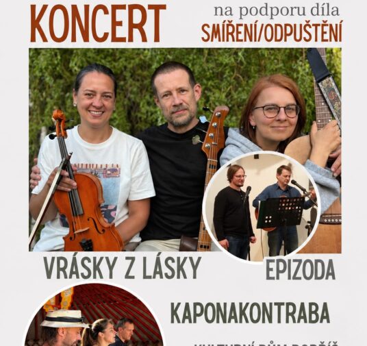 20. 10. od 19.30 Benefiční koncert pro sochu Smíření/ Odpuštění