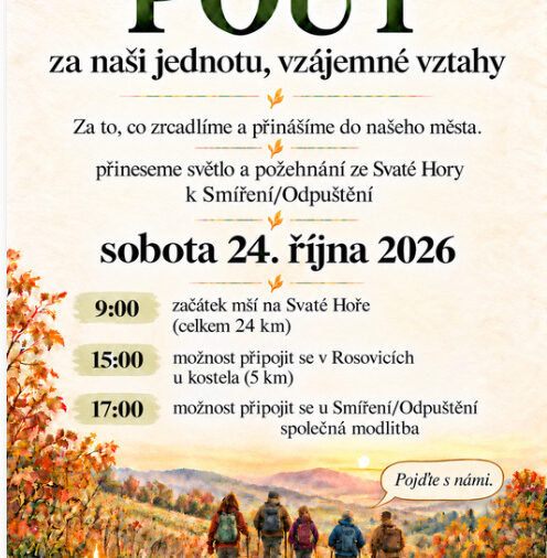 Pouť Sv. Hora - socha Smíření/ Odpuštění