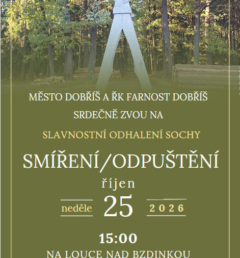 Slavnostní odhalení sochy Smíření/ Odpuštění